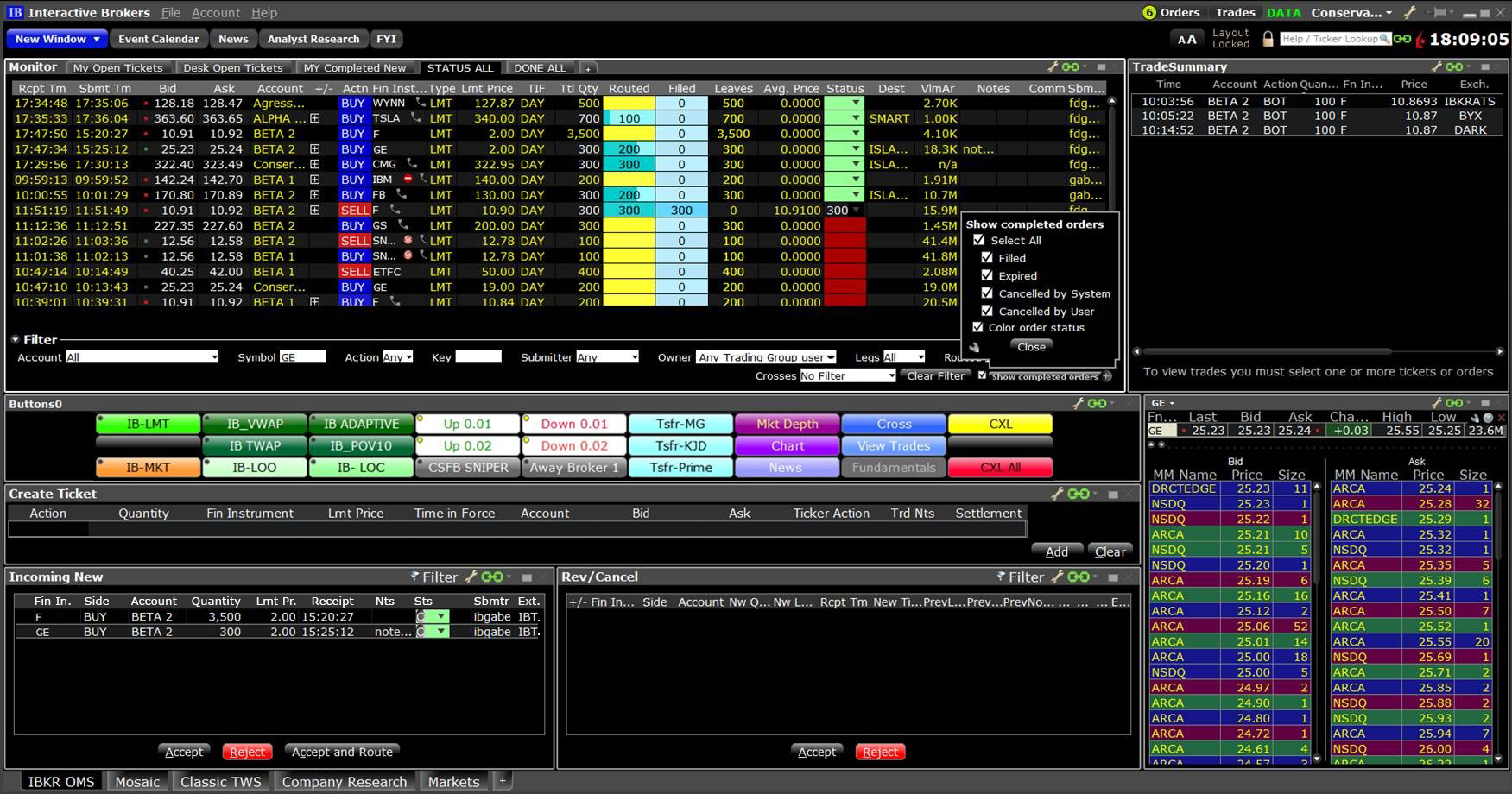 Ayers trading system