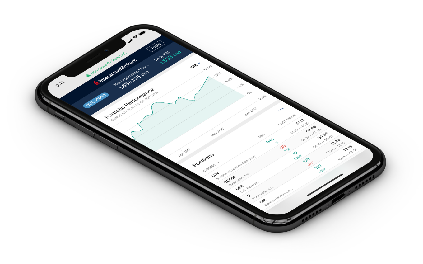 Client Portal on iPhone