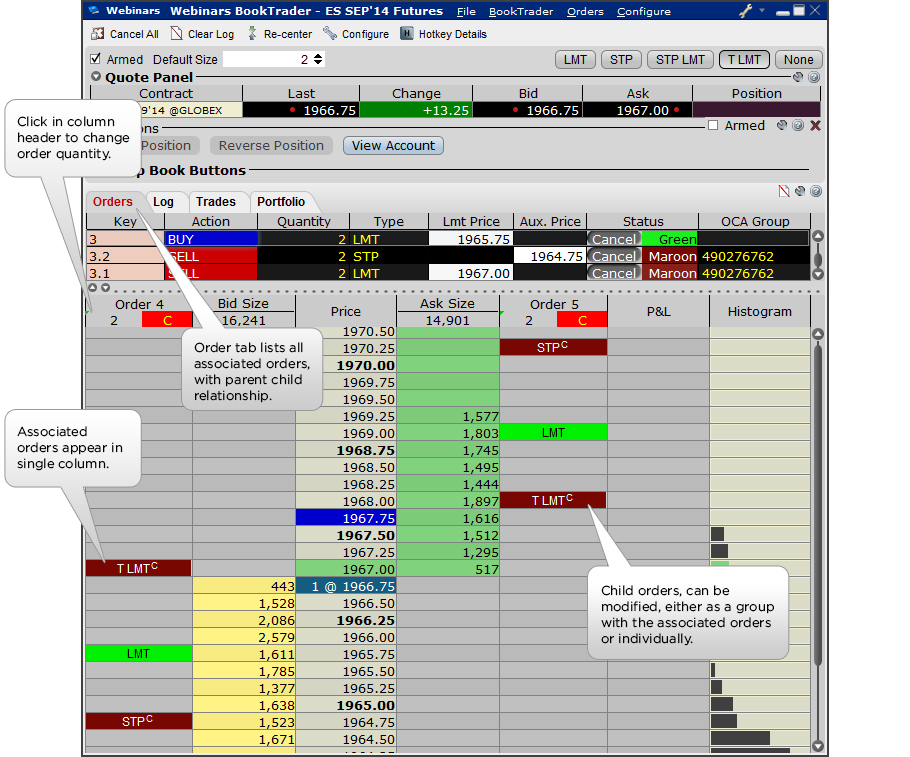 TWS BookTrader