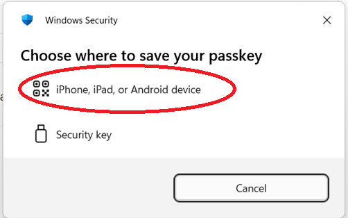 verify Face ID / Fingerprint / PIN