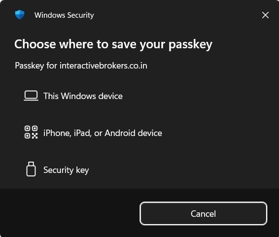 verify Face ID / Fingerprint / PIN